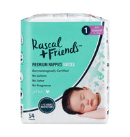 Rascal+Friends Premium Adhesive Newborn Nappy Diapers