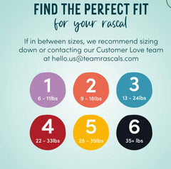 Rascal+Friends Premium Adhesive Newborn Nappy Diapers