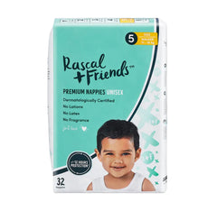 Rascal+Friends Premium Adhesive Newborn Nappy Diapers