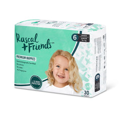 Rascal+Friends Premium Adhesive Newborn Nappy Diapers