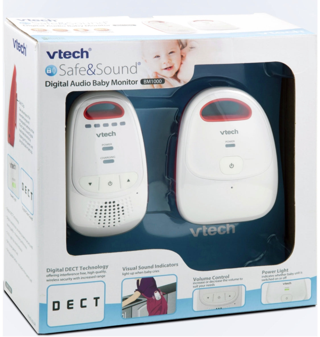 VTech Digital Audio Baby Monitor - DM1111