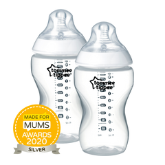 Closer to Nature Baby Bottle 340ml - 2 pack